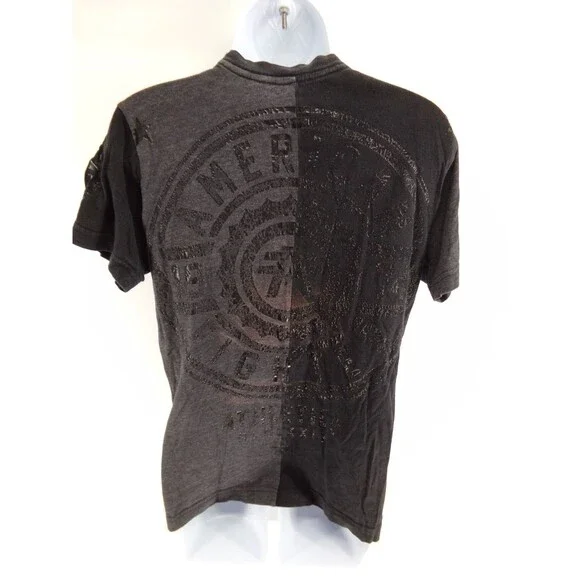 Mens American fighter by Buckle training division black and gray t shirt Size S - Picture 6 of 9